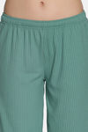 Zivame 2 Mile Fashion Knit Poly Capri Sets - Granite Green — thumbnail 6
